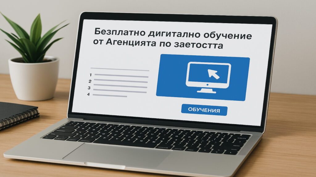 безплатно дигитално обучение от Агенцията по заетостта – онлайн курсове за работещи