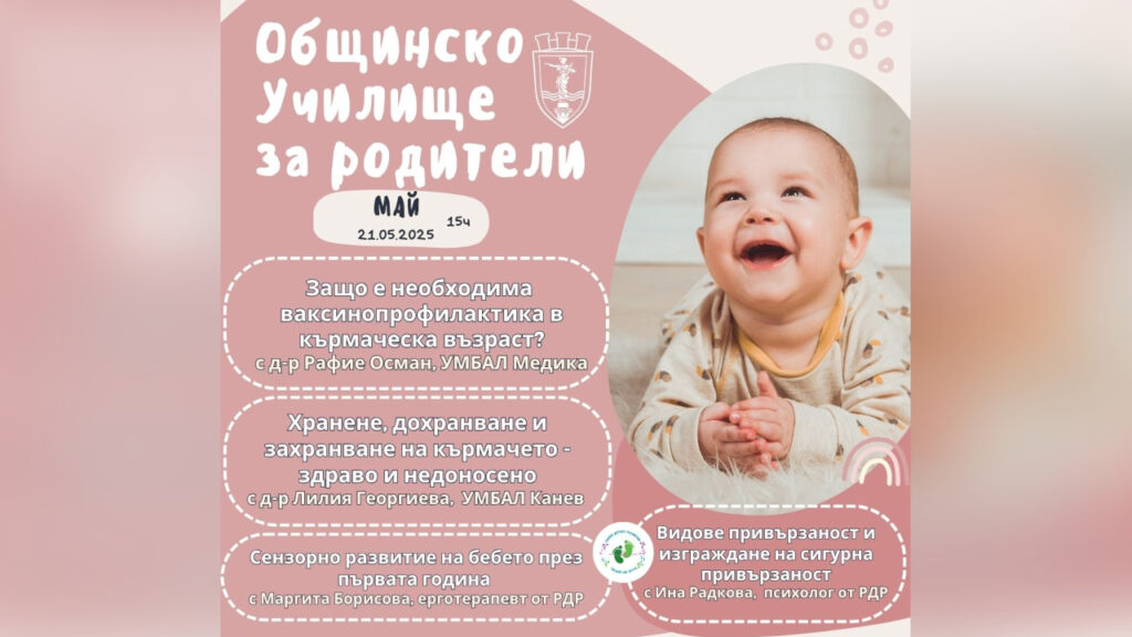 Училище за родители в Русе с безплатни лекции в кварталите.