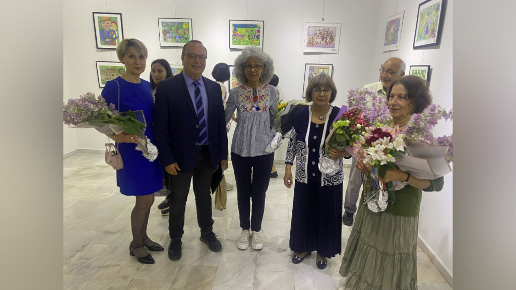 Детски рисунки от Корбени изложени в Екомузея в Русе
