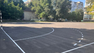 Три спортни площадки в СУ Възраждане Русе след основен ремонт