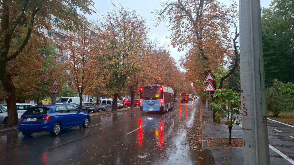Снимка на улица при в Русе