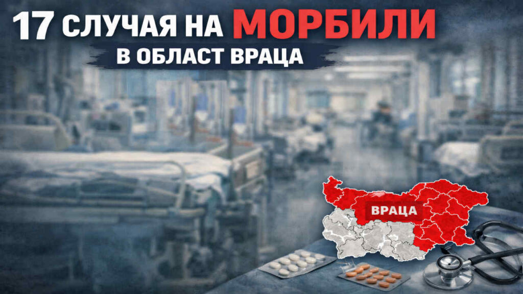 17 случая на морбили в област Враца
