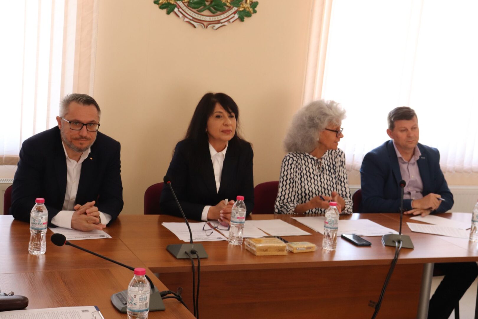 Заседание на Българо-румънската земеделска комисия в Две могили