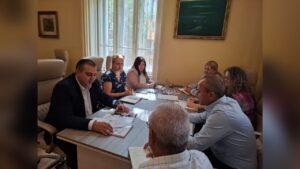 Заместник-министър Неделков се среща с ръководството на Българския ветеринарен съюз.