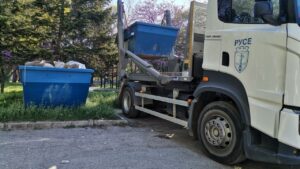 Контейнери за строителни отпадъци в Русе.