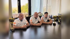 Община Русе получава награда от Клуб „Ряхово“ за водомоторен спорт.