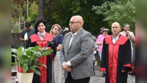 Филиалът на Русенския университет в Разград по време на откриването на учебната година.