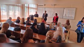 Филиалът на Русенския университет в Разград по време на откриването на учебната година.