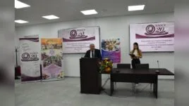 Откриването на студентската конференция в Русе.