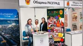 Щанд на Община Разград на туристическото изложение във Велико Търново.