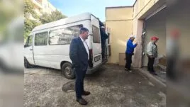"Предаване на изборните материали в област Силистра"