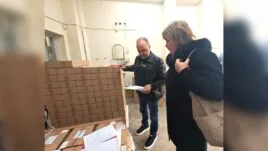 "Предаване на изборните материали в област Силистра"