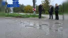 Ремонт на път Разград - Пороище