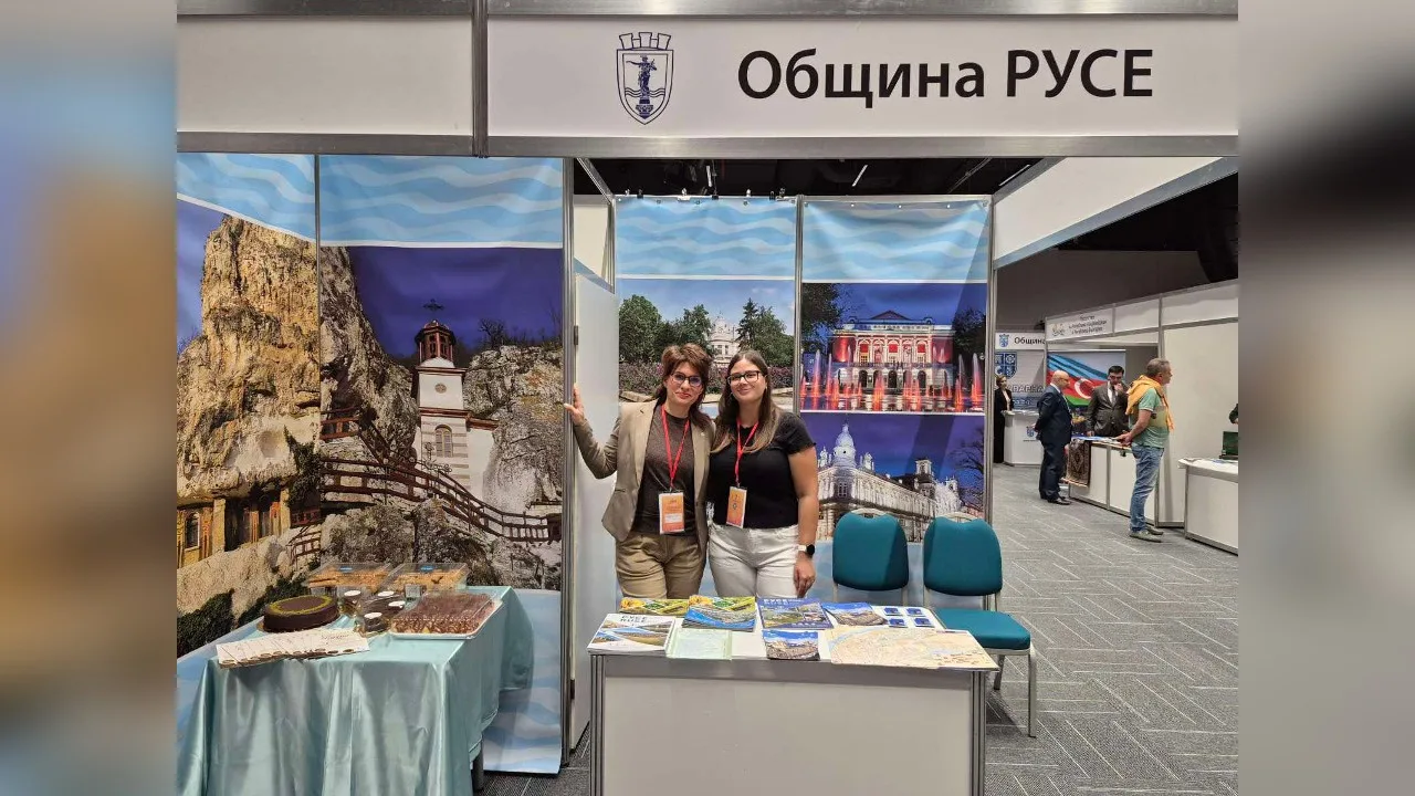 Щандът на Русе на изложението „Културен туризъм“ във Велико Търново.