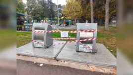 Временна организация за отпадъци на ул. „Атанас Буров“